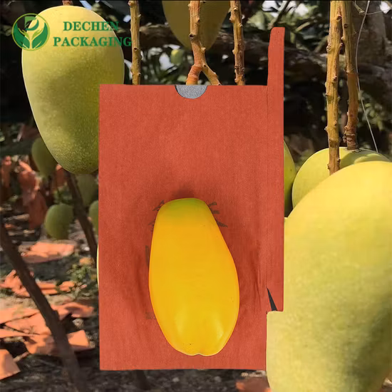 Packaging Fruit Waterproof Protection Mango Growing Paper Cover Bag Wax Coated